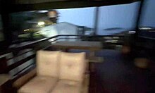 Watch us fuck this young married latina on the balcony outdoors.