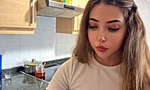 this petite blonde cleaning girl in tight jeans gets me so hot, i bang her hard just how she likes it.