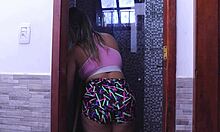 I Called The Neighbor To Clean My Beach House, But It Turned Into Anal Fun.