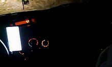 Yo, my girlfriend in heels bangs a stranger outdoors in a car