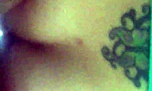 Tattooed whore does ass to mouth with me