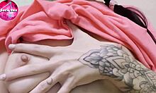 babe fingering pussy in panties solo 😍