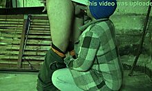 French amateur whore takes rough anal pounding in abandoned building