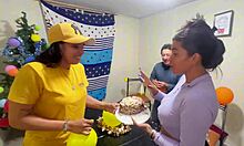 Real Homemade Threesome with Two Women and One Man