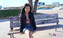 Asian Latina Lore Hot Craves Double Iberian Sausage in Threesome