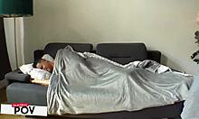 Clueless cuck dan naps while stunning wife zuzu sweet gets attention