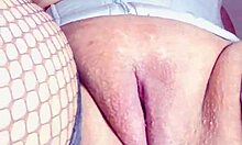 Petite 18+ Latina in See Through Outfit Shows Curvy Body