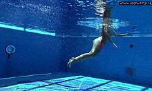 Very Hot Russian Pornstar Mary Kalisy Nude By The Pool Having Sex