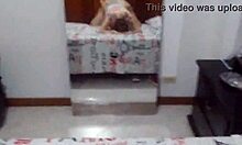 she begged not to be recorded in that mirror pov, fearing her husband would find out.