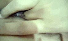 hot milf fingers her wet pussy solo close-up