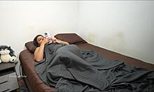 Petite Teen Regrets Sharing Bed with Stepbrother for Hardcore Creampie