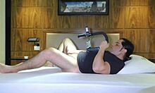 naughty brunette enjoys sucking ass with rimjob passion