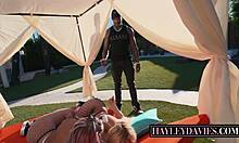 Stunning! Blonde Stepsisters Hayley Davies in Hot Action!