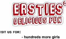 European solo anal fingering in intimate bedroom scene