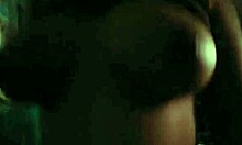 Big tits riding to hide moans from neighbors