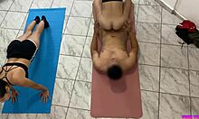 Stepdad Trains Two Beautiful Adopted Stepdaughters Before Intense Action