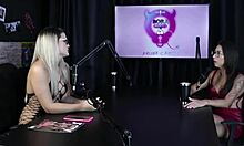 Blonde teen experiences first swingers encounter in sheer lingerie