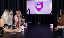 Blonde teen starts escort recordings with women