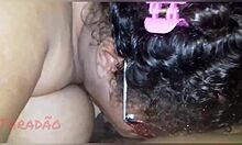 Intense Hand Punching in Latina Whore's Ass with Orgasm.