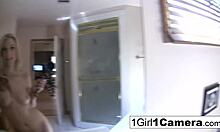 Sexy Babe Natalie Norton Masturbates Pussy And Tits In Close-Up!