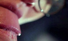 Dissolute Wife Sucks Her Man's Cock With Rough Gagging And Orgasm