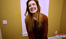 Ginger Beauty Keaton Rubs Pussy with Toy and Gets Banged Deep