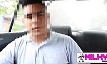 Hey student, want to fuck this horny housewife in public?