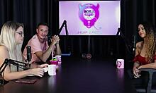 Blonde teen starts escort recordings with women