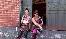 Pretty Brunette Latina Samira Sucks Pole Before Fucking