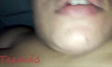 Puta Takes Hot Cum from Hard Cock POV