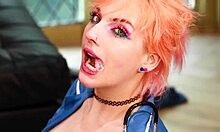 busty brit teen 18+ on her fucking machine