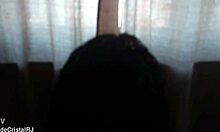 Visiting Morro Do Vidigal, this beautiful latina brunette flashes in trailer 09 😏