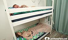 Caught my roommate masturbating, offered my cock, and fucked her ass