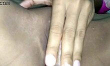 i love rubbing my clit with that dick on my tight shaved pussy