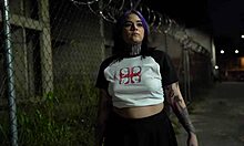 Goth Whore Captured for Rough Halloween Sex