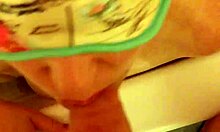 Submissive slut drinks piss in the shower