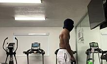 working out neck and shoulders outdoors for ladies