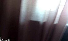 Visiting Morro Do Vidigal, this beautiful latina brunette flashes in trailer 09 😏