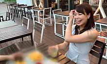 I’m stunned, this Japanese babe begged for three consecutive cumshots inside!