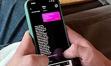 Jealous wife gets aroused by AI bot and cums on her ass.