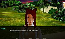 Emotional family game turns into passionate encounter.