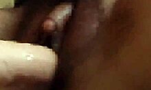 Japanese FTM gets off with dildo while watching steamy adult clips.