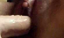 Japanese FTM gets off with dildo while watching steamy adult clips.