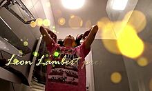 hottest redhead strips in bathroom, showing tight ass and pussy 😍