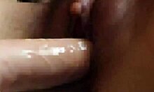 Japanese FTM gets off with dildo while watching steamy adult clips.