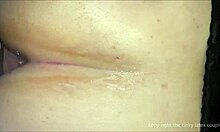 Slave bends over for master's piss and hole fucking part 1