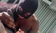 Big ass ebony student takes monster black cock in anal round one