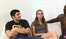 Watch this smoking hot brunette girlfriend get fucked by her friend right in front of her boyfriend?