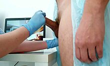 female doctor giving a prostate massage to her patient, so good