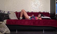 Pretty Brunette Teases During Homemade Selfie Session